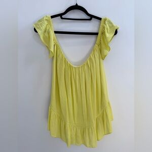Misa Los Angeles Anais Off Shoulder Top size Medium Boho Festival Celestial